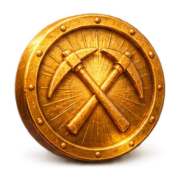 Gold strike coin
